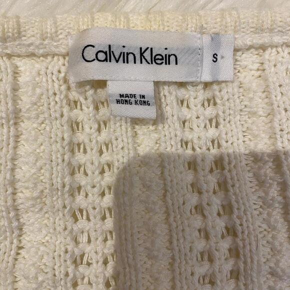 Calvin Klein vintage cropped sweater 3/4 sleeve - Picture 5 of 5